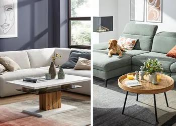 Couchtische gibt es in verschiedenen Designs: mal modern, mal in Vintage mal als Klassiker aus Holz.
