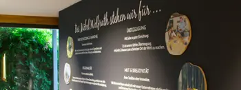 Unsere Werte an der Wand in der Küchenstudio