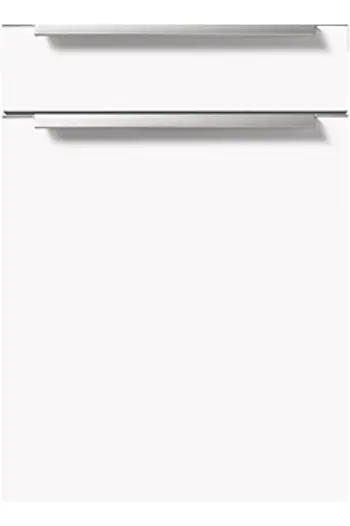 Resopalfront in Kristallweiß