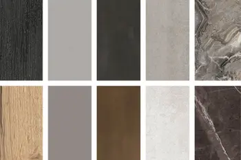 Auswahl an verschiedenen Arbeitsplatten