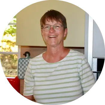 Portrait von Frau Möwe kreisrund