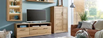 Massivholz-Wohnwand von WIMMER