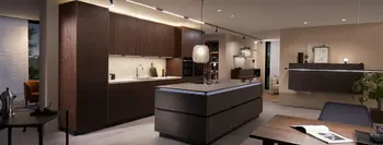 Contur-Kueche 53.180 in edler dunkler Holzoptik