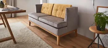 Sofa Pico von WOLKENWEICH in grau