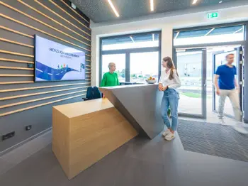 Empfangstresen in Firmenzentrale