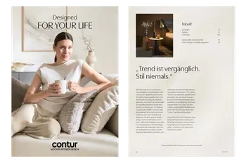 Der neue Contur Einrichten Katalog 2025/2026 ist da!