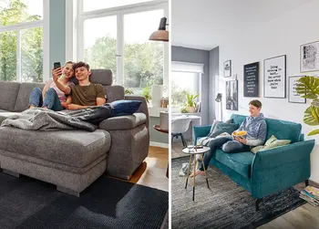Ob Couch, Bett, Schreibtisch oder Regale: Jugendzimmer lassen sich schick und platzsparend einrichten.