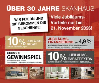 skanhaus feiert 30 jahre jubilaeum mit vielen vorteilen