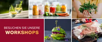 Verschiedene Themen als Beispiele für die zur Verfügung stehenden Workshops