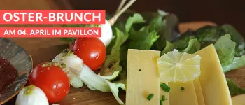Ein Hinweisbild zum Osterbrunch im Pavillon am 04. April 2026