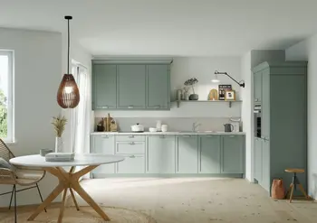 Landhausküche in Eukalyptus