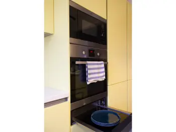 Detailansicht eines Backofens