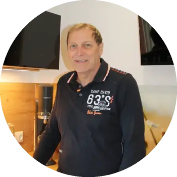 Portrait von Herrn Behnken in kreisrund