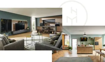 Wohnküchen sind häufig mit Kücheninseln ausgestattet und vereinen Wohnbereich, Essbereich und Kochbereich miteinander.