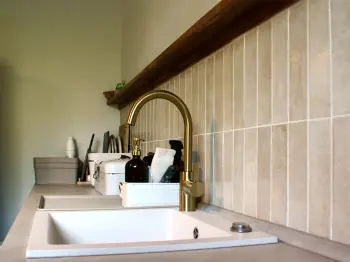 Detailansicht einer Spüle