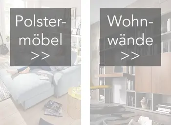 Polstermöbel und Wohnwände