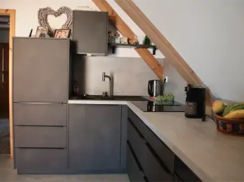 Ansicht einer Single-Küche