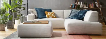 Weiße Polstergarnitur von Global wohnen