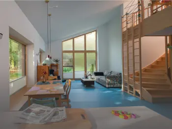 Wohnbereich im Einfamilienhaus mit individuellen Tischlerleistungen