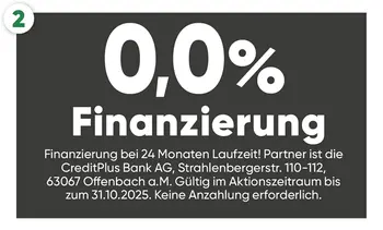0% Finanzierung*