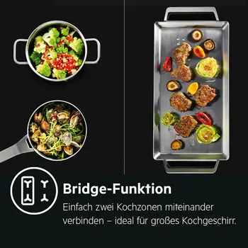 Bridgefunktion Sensepro Herdplatten
