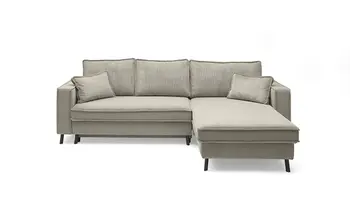 Gemütliches hellgraues Sofa 