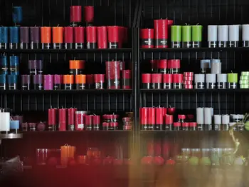 Kerzen in unserer Boutique