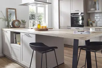 Detailaufnahme der Design-Landhausküche