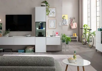 Stauraumlösungen-Wohnwand